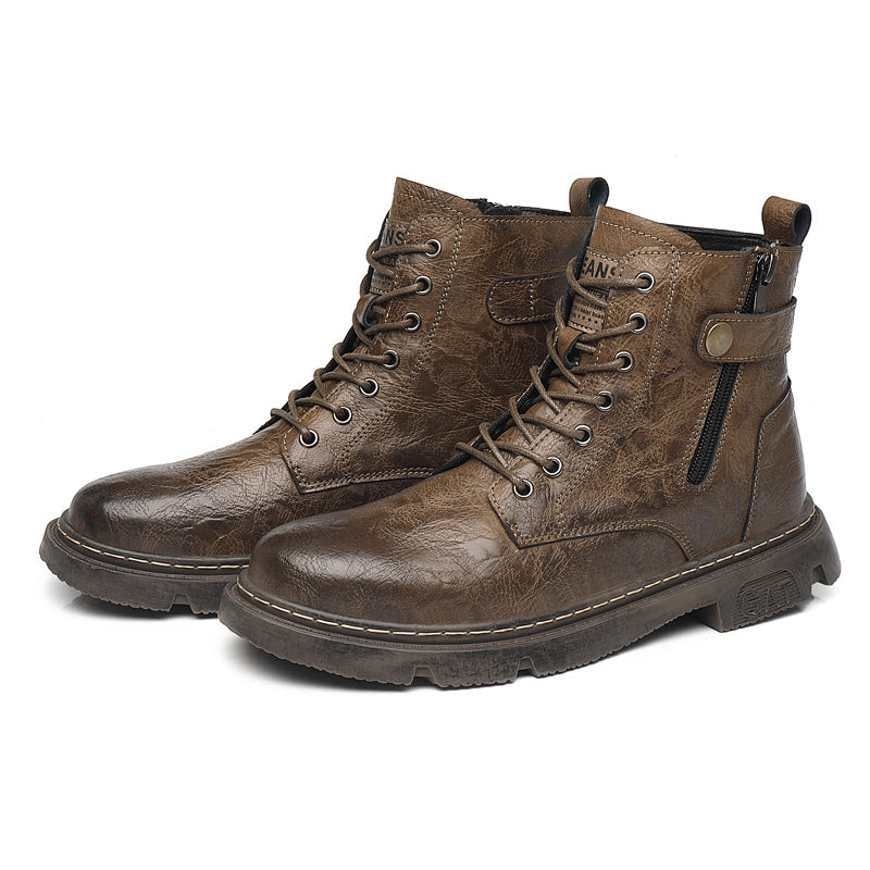 Oliver leren katoen zachte bodem heren veterboots
