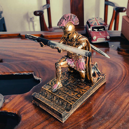 Uitvoerend Ridder  Pennenhouder - Elegant en functioneel bureau accessoire