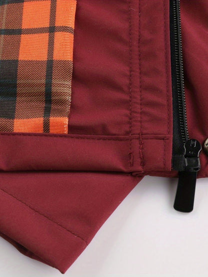 Oliver | Waterdichte Hooded Jacket met Ritsmouwen en Trekkoord voor Lente en Herfst