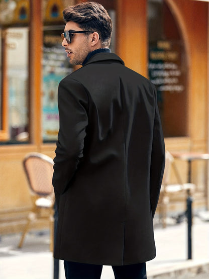 Henry | Retro Trenchcoat met Enkellaags Ontwerp voor Herfst en Winter