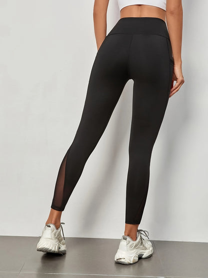 Nina | Yogalegging met Hoge Taille en Praktische Zijzakken