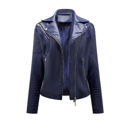 Emily | Effen Leren Bikerjas