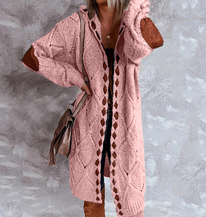 Evelyn | Stijlvol Lang Vest - Comfy met Capuchon